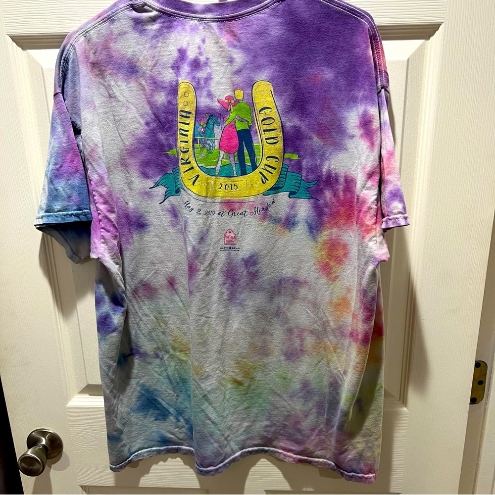 Lilly Pulitzer Virginia Gold Cup 2015 Limited Edition Shirt L